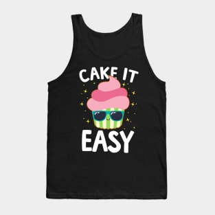 Cake It Easy - Cake Pun Tank Top